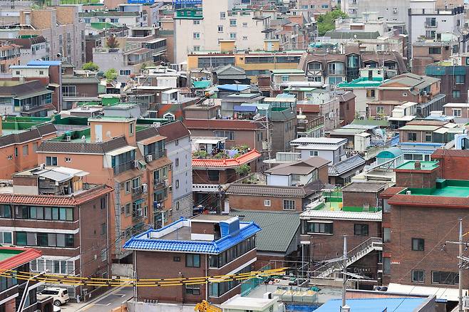 서울 강서구 화곡동 일대 빌라 다세대 주택가 모습./연합뉴스