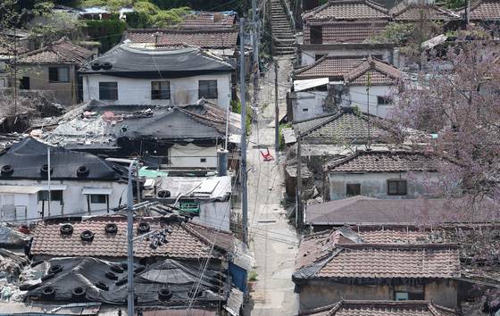 지난 8일 오전 서울 노원구 백사마을의 모습. 뉴스1