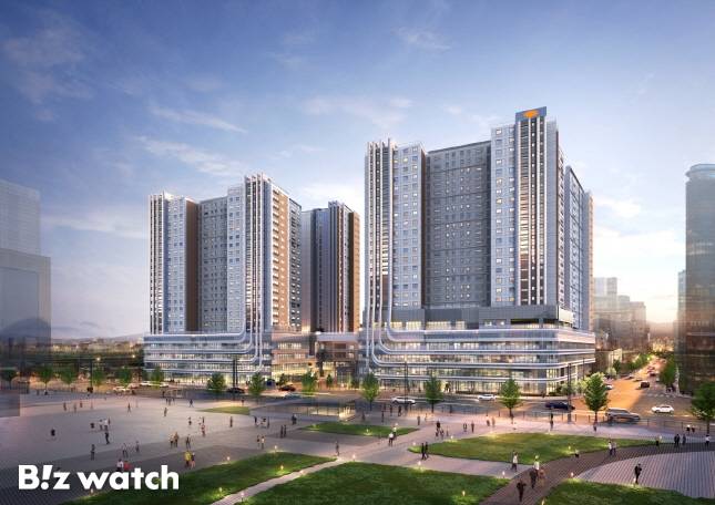 e편한세상 동대구역 센텀스퀘어 투시도/자료=DL이앤씨 제공