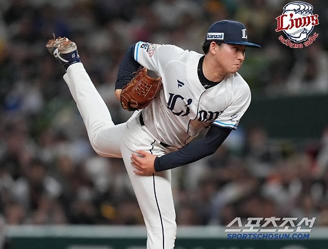 세이부 좌완투수 다케우치. 지난해 퍼시픽리그 신인왕을 차지했다. 사진캡처=세이부 라이온즈 SNS
