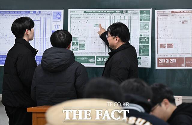 한국교육개발원(KEDI)이 지난 29일 발표한 '대입 N수생 증가 실태 및 원인과 완화 방안' 보고서는 "정시모집 비중 40% 확대 정책이 N수생 증가의 주요 원인"이라며 "다양성과 잠재력에 가치를 두는 수시전형을 확대하는 방향으로 대입 제도를 개편해야 한다"고 제안했다. 사진은 서울의 한 고등학교./이새롬 기자