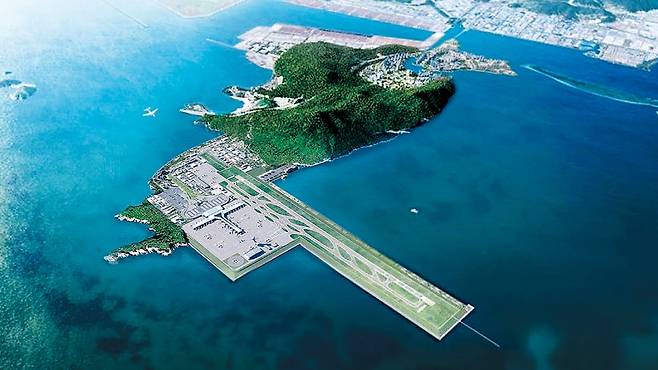 가덕도신공항 조감도/가덕도신공항건설공단