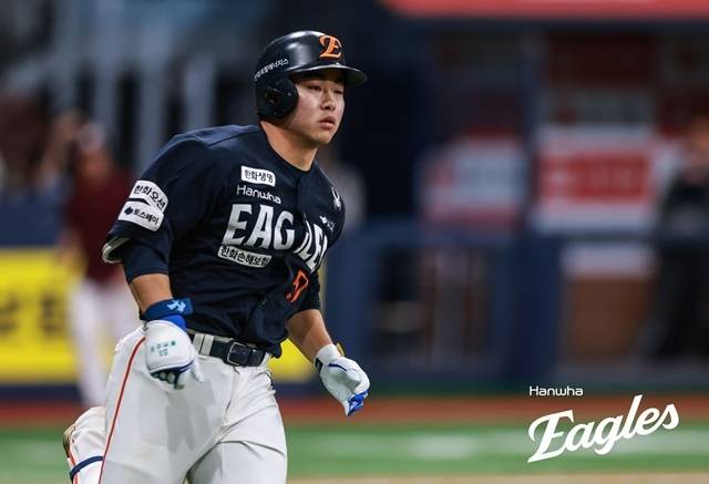 31일 창원 NC전에서 쾌조의 타격감을 과시한 한화 문현빈. 사진=한화 제공