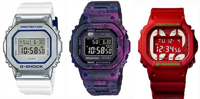 지샥의 베스트셀러 DW-5600 시리즈.