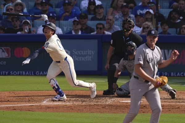 김혜성은 이날 홈런 포함 4안타 기록했다. 사진= AP= 연합뉴스 제공