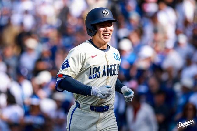 김혜성. /사진=다저스 공식 SNS