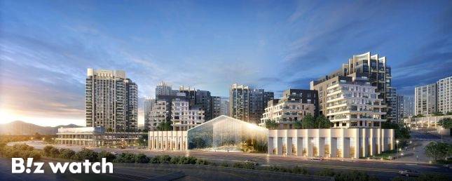 DL이앤씨 한남5구역 '아크로 한남' 단지 투시도/자료=DL이앤씨 제공