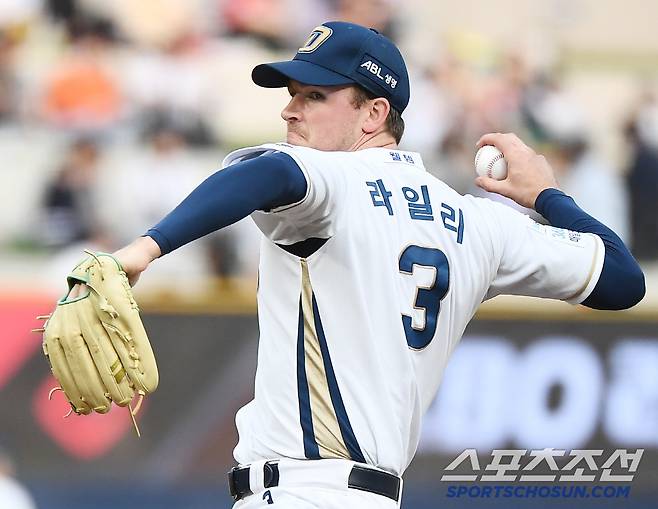 30일 창원 NC파크에서 열린 한화-NC전. NC 선발 라일리가 투구하고 있다. 창원=정재근 기자 cjg@sportschosun.com/2025.5.30/