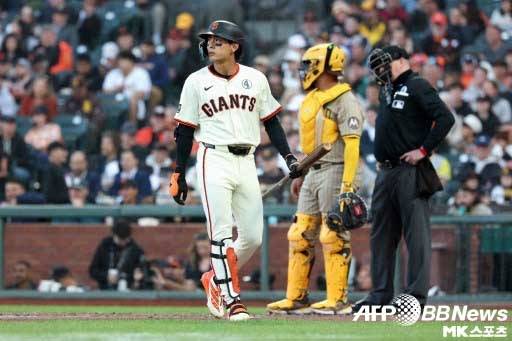 샌프란시스코 타선은 이날 웹을 돕지 못했다. 사진(美 샌프란시스코)=ⓒAFPBBNews = News1