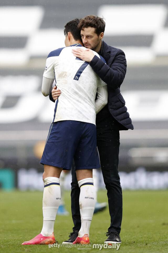 손흥민과 라리언 메이슨./게티이미지코리아