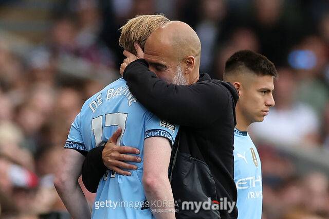 이번 시즌을 끝으로 맨시티를 떠나는 더 브라위너. /게티이미지코리아
