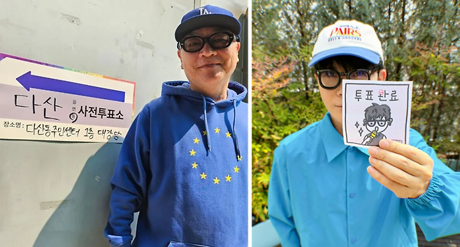 배우 김의성(왼쪽)과 가수 이승환. 각 SNS캡처