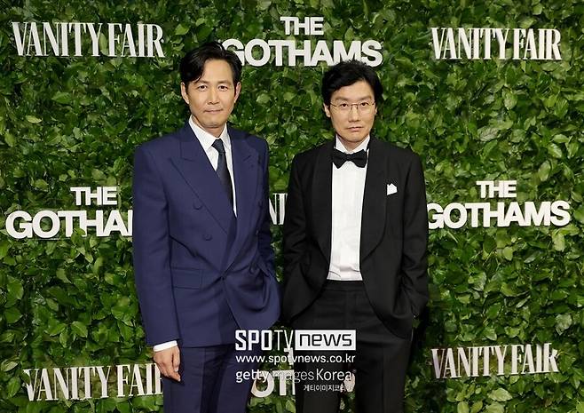 ▲ 이정재(왼쪽), 황동혁 감독. ⓒgettyimages