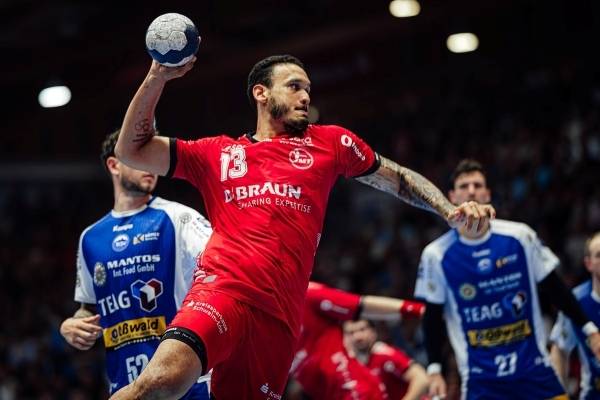 사진 2024/25 DAIKIN 남자 핸드볼 분데스리가 32라운드 멜중엔과 아이제나흐의 경기 모습, 사진 출처=멜중엔