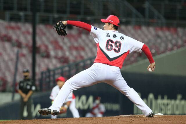 KIA 타이거즈 시절 최용준./KIA 타이거즈