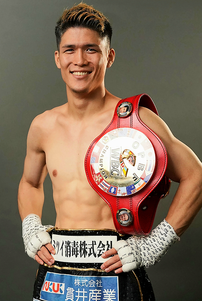 우쓰키 슈 동양태평양복싱연맹 라이트급 정규 챔피언 프로필. 사진=株式会社渡辺プロモーション