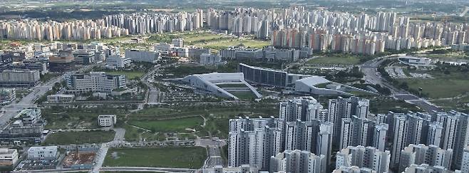 충남혁신도시인 내포신도시 전경. 충남도 제공