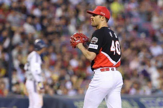 KIA 타이거즈의 외국인 에이스 제임스 네일. /사진=KIA 타이거즈 제공