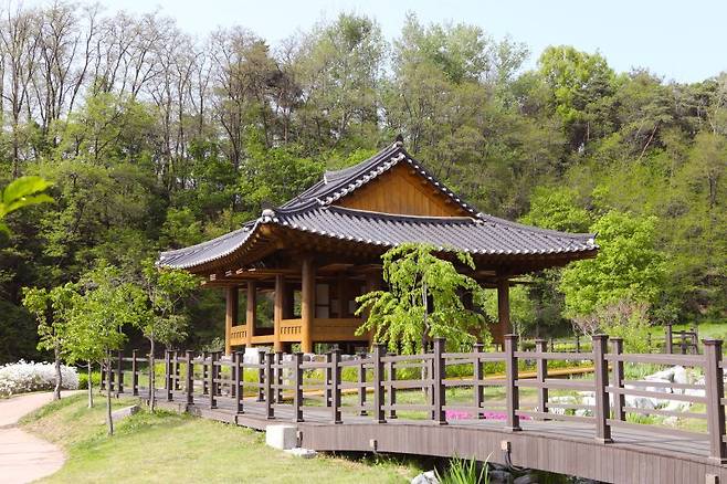 경북 봉화 정자문화생활관 내에 재현된 세연정