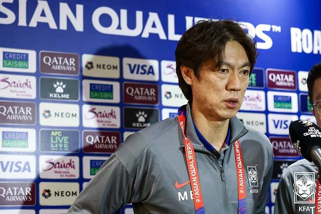 홍 감독이 이끄는 대표팀은 6일(한국시간) 바스라 인터내셔널 스타디움에서 열린 2026북중미월드컵 아시아 최종예선 B조 9차전 원정경기에서 이라크를 2-0으로 제압했다. 이로써 한국은 북중미월드컵 본선 진출에 성공하며 홍 감독은 7번째 월드컵 본선 무대를 밟게 됐다. 사진제공|대한축구협회