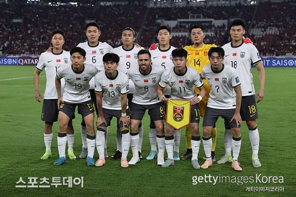 중국 대표팀 / 사진=GettyImages 제공