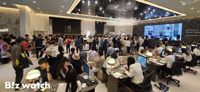 '여주역 로제비앙 더 센텀' 견본주택 현장./사진=세종아이앤디