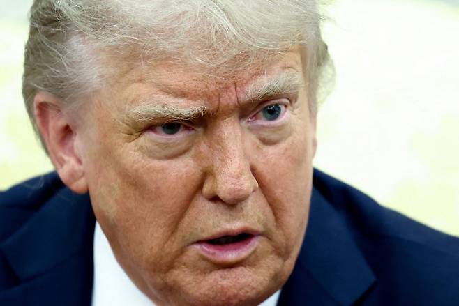 도널드 트럼프 미국 대통령. 로이터연합뉴스