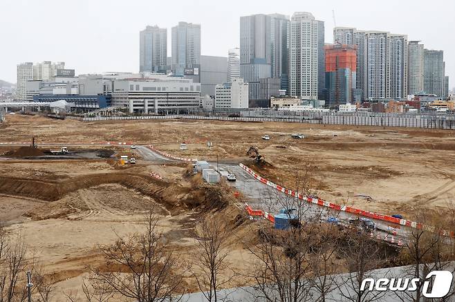 사진은 용산국제업무지구가 들어서게 될 서울 용산역 철도정비창 일대의 이날 모습. /뉴스1 ⓒ News1 민경석 기자