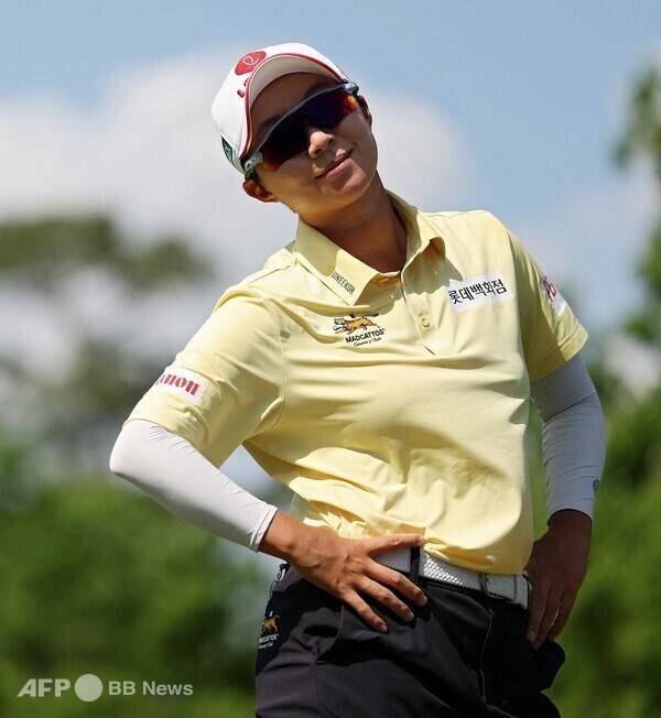 2025년 일본여자프로골프(JLPGA) 투어 요넥스 레이디스 골프토너먼트에 출전한 김효주 프로. 사진제공=ⓒAFPBBNews = News1