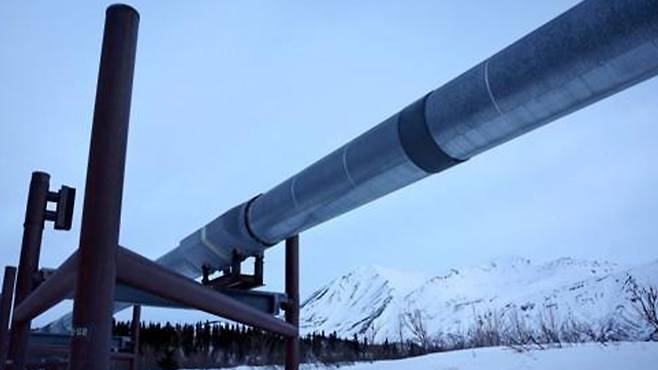 알래스카의 원유 수송 파이프라인