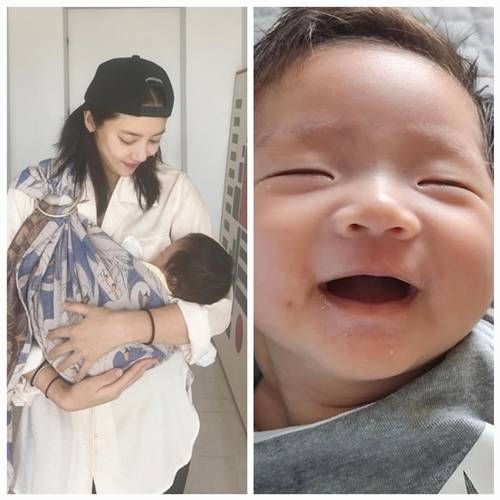 가수 겸 배우 손담비가 딸 해이의 근황을 공개하며 랜선 이모·삼촌들의 마음을 사로잡았다. 사진=손담비 SNS