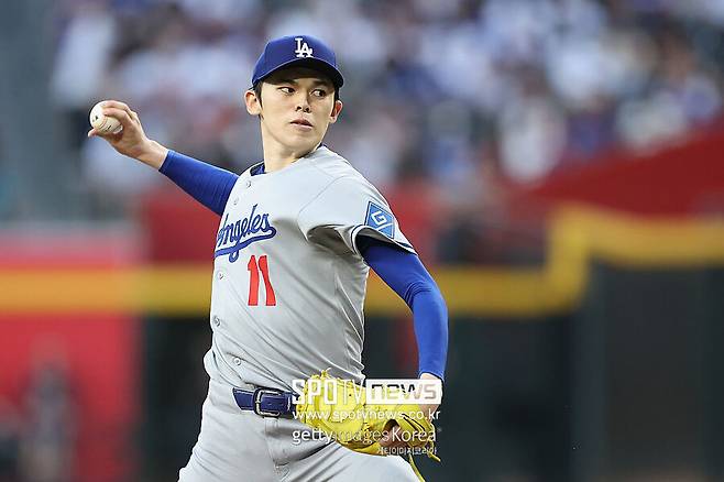 ▲ 시즌 초반 제구 불안과 어깨 부상이 겹치며 현재는 팀 전력에서 이탈한 사사키 로키