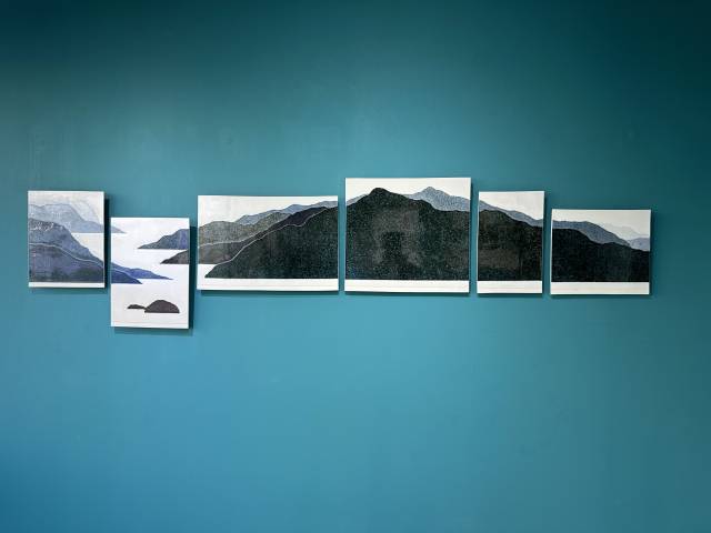 후하이잉의 'Mental Landscape' 설치 작품. 김은영 기자