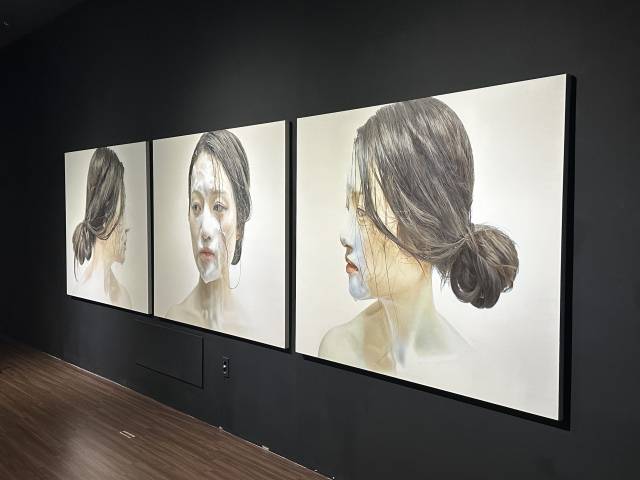 김도연의 작품 설치 전경. 김은영 기자