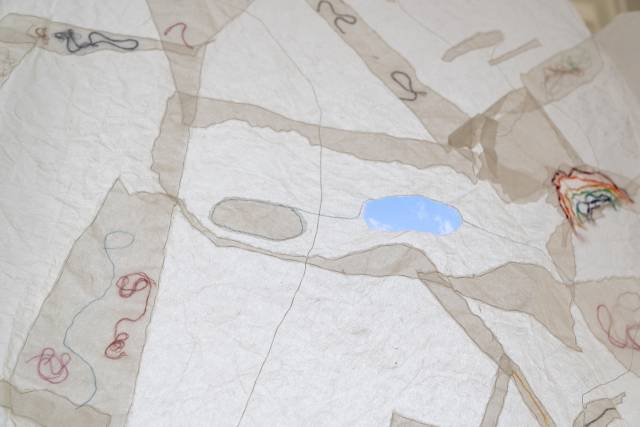 이노우에 리에의 '비가 되기 전의 말들'(2025). 경남도립미술관 제공