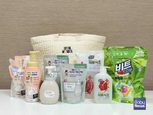 삼둥이 이상 출산가정 축하물품. ⓒ서울시