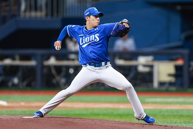 삼성 원태인이 공을 던지고 있다. 사진 | 삼성 라이온즈