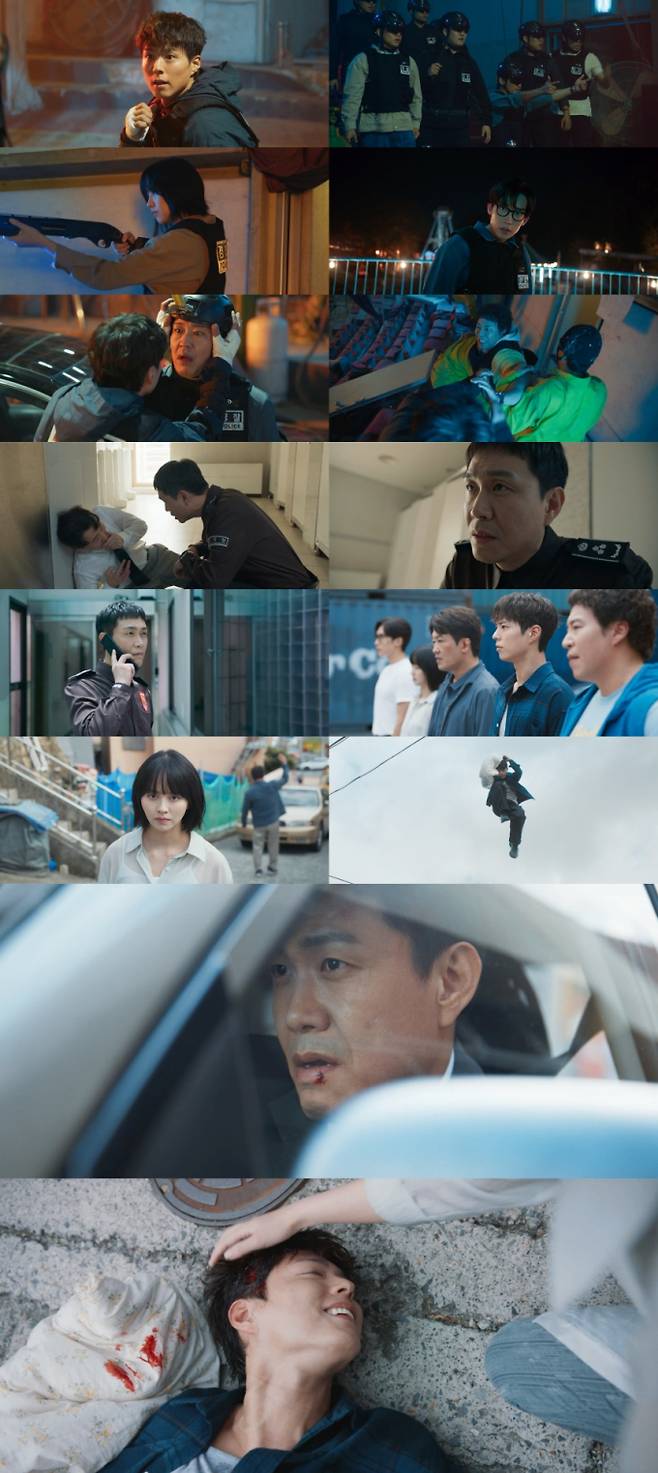 ‘굿보이’ 박보검, 오정세에 온몸 쏜 미친 엔딩...최고 5.8% (제공: JTBC)