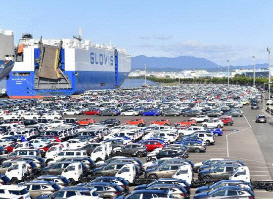 현대차 울산공장 수출선적부두. 현대차 제공