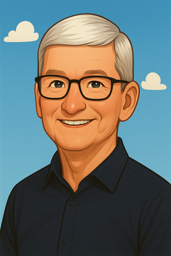 팀 쿡 애플 CEO (AI로 이미지 생성)