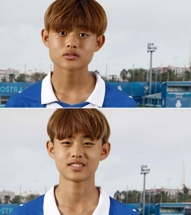 9일 에스파뇰을 떠나 바르셀로나에 입단한 거로 알려진 한국 축구 유망주 이대한(위) 이민국 형제. 사진=에스파뇰 홈페이지