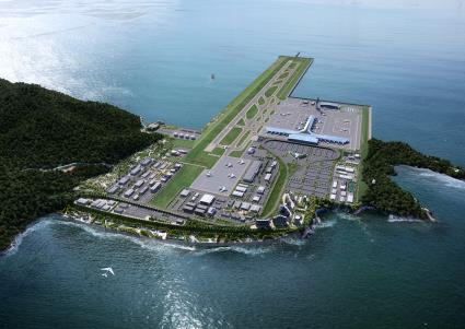 ▲가덕도신공항 조감도.ⓒ국토교통부