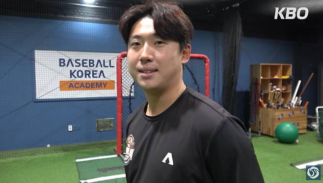 ▲ 김경묵 ⓒKBO 공식 유튜브 캡쳐