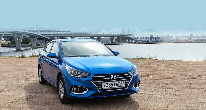 현대차가 러시아를 겨냥해 만든 극지 맞춤형 전략 모델 ‘쏠라리스’ (사진=현대차)