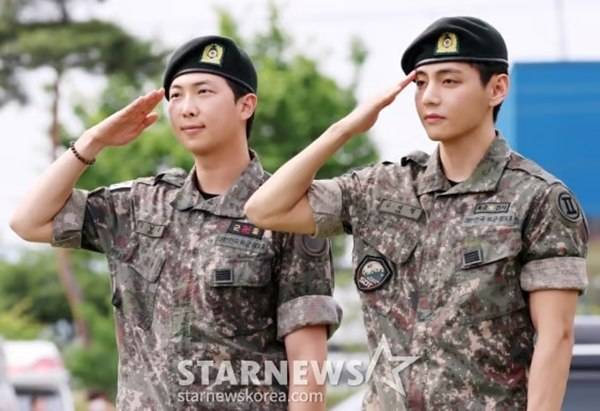 방탄소년단 RM(왼쪽), 뷔 / 사진=스타뉴스