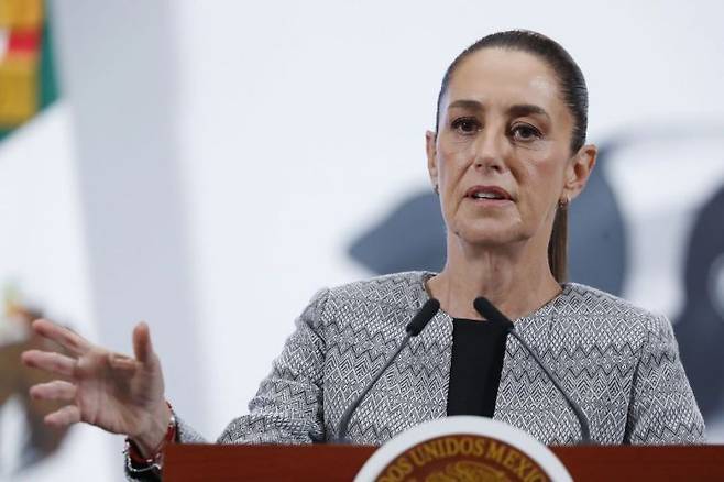 클라우디아 셰인바움 멕시코 대통령. EPA연합뉴스