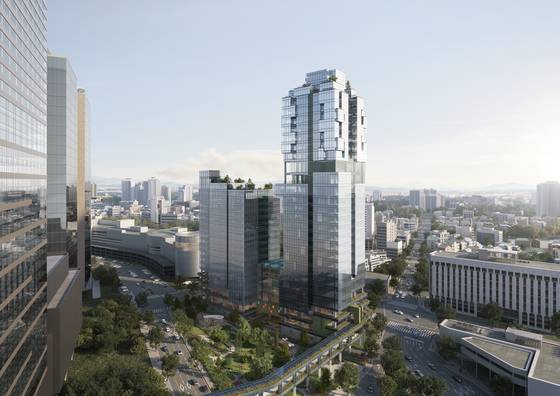 최고 높이 27층으로 재건축 될 나진상가 12ㆍ13동 조감도. 사진 서울시