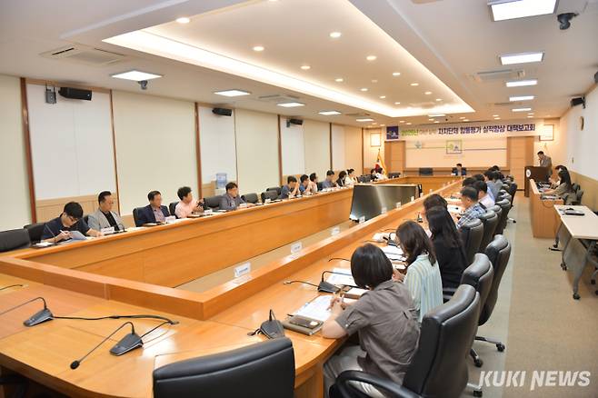 속초시 2025년 자치단체 합동평가 실적향상 대책보고회.