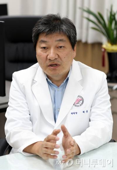 허준 한림대학교 한강성심병원장 인터뷰 /사진=이기범 기자 leekb@