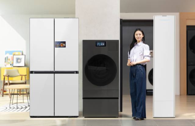 인공지능(AI) 기능이 적용된 삼성전자의 냉장고, 에어컨, 세탁건조기의 1~5월 판매량이 지난해 대비 많게는 40% 증가했다.사진=삼성전자